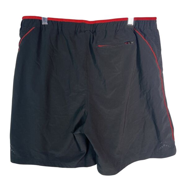 REI Black Lined Running Shorts Men’s Large Drawstring Waist - Picture 3 of 6